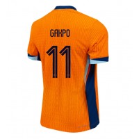 Camisa de time de futebol Holanda Cody Gakpo #11 Replicas 1º Equipamento Europeu 2024 Manga Curta